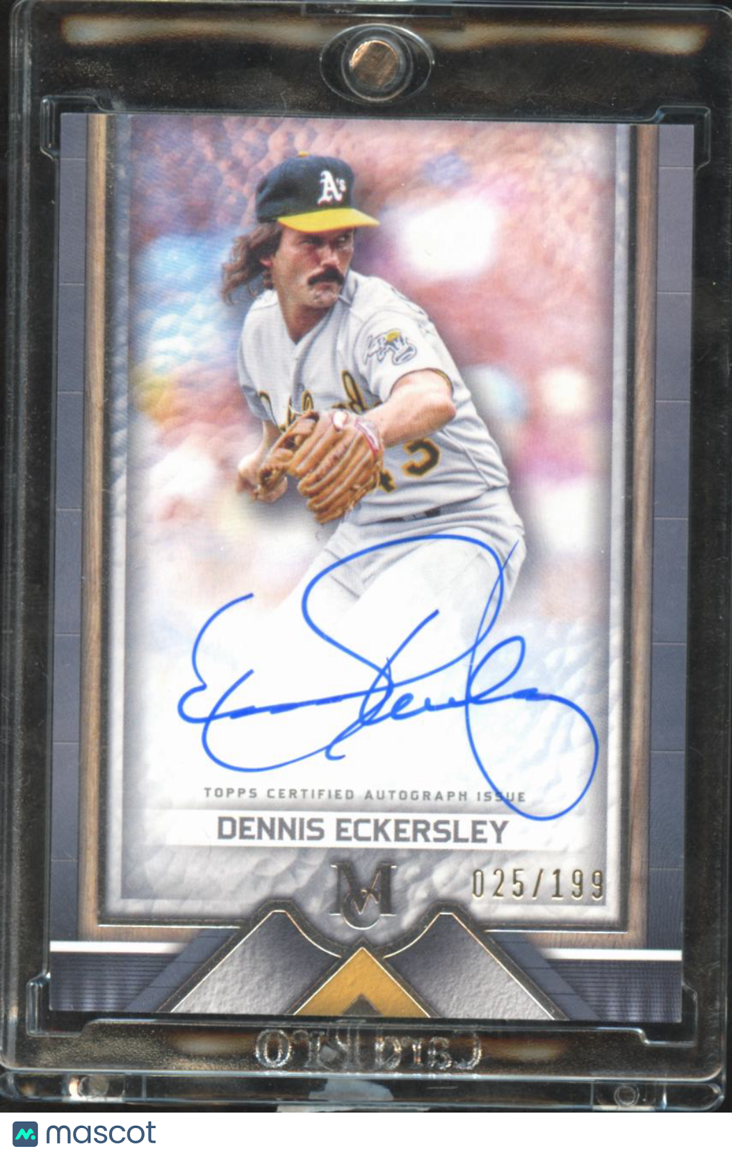 Dennis Eckersley 2023 Topps Museum Collection Auto /199 Oakland Athletics
