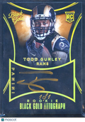 Todd Gurley 2016 Black Gold Auto Autograph RC Rookie 1/1 St. Louis Rams
