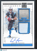 Will Grier 2019 Impeccable Auto Autograph Helmet Patch RC /75 Carolina Panthers