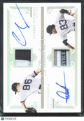 Deivi Garcia / Clarke Schmidt 2021 Flawless Auto Autograph Patch /25 Yankees