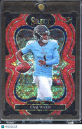 Cam Ward 2025 Select Suite Level Red Disco RC Rookie 18/49 Tennessee Titans