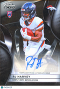 RJ Harvey 2025 Topps Chrome Black RC Auto Autograph Denver Broncos