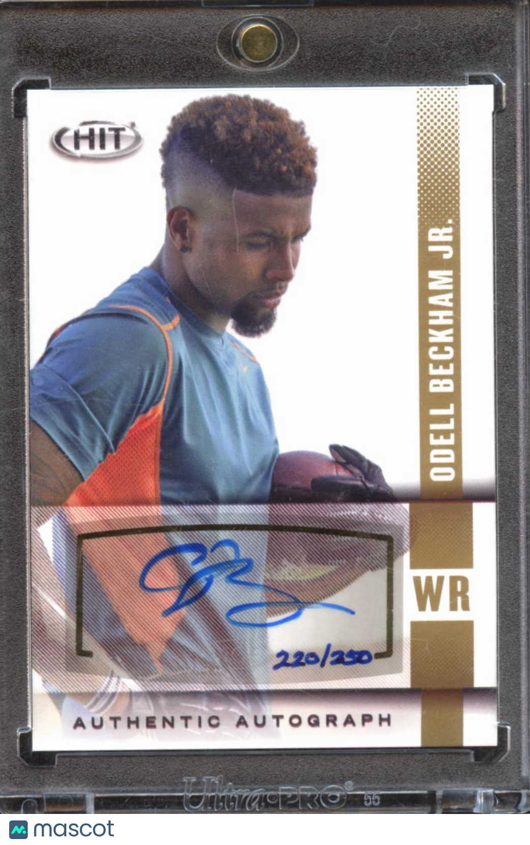 Odell Beckham Jr. 2014 SAGE HIT GOLD Auto Autograph RC Giants LSU Tigers 220/250