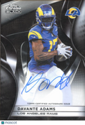 Davante Adams 2025 Topps Chrome Black Auto Autograph Los Angeles Rams