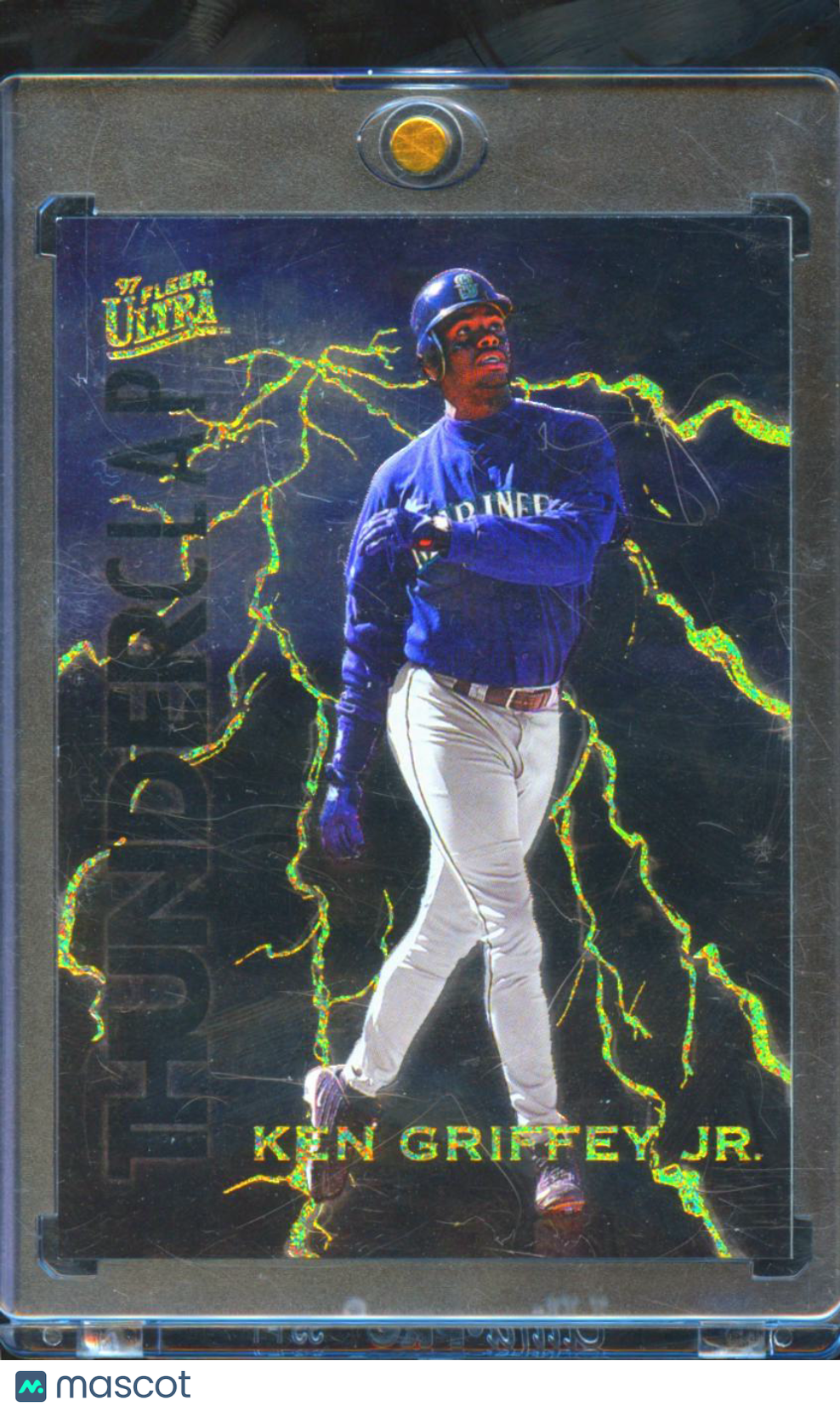 Ken Griffey Jr. 1997 Fleer Ultra Thunderclap Insert #8 Seattle Mariners