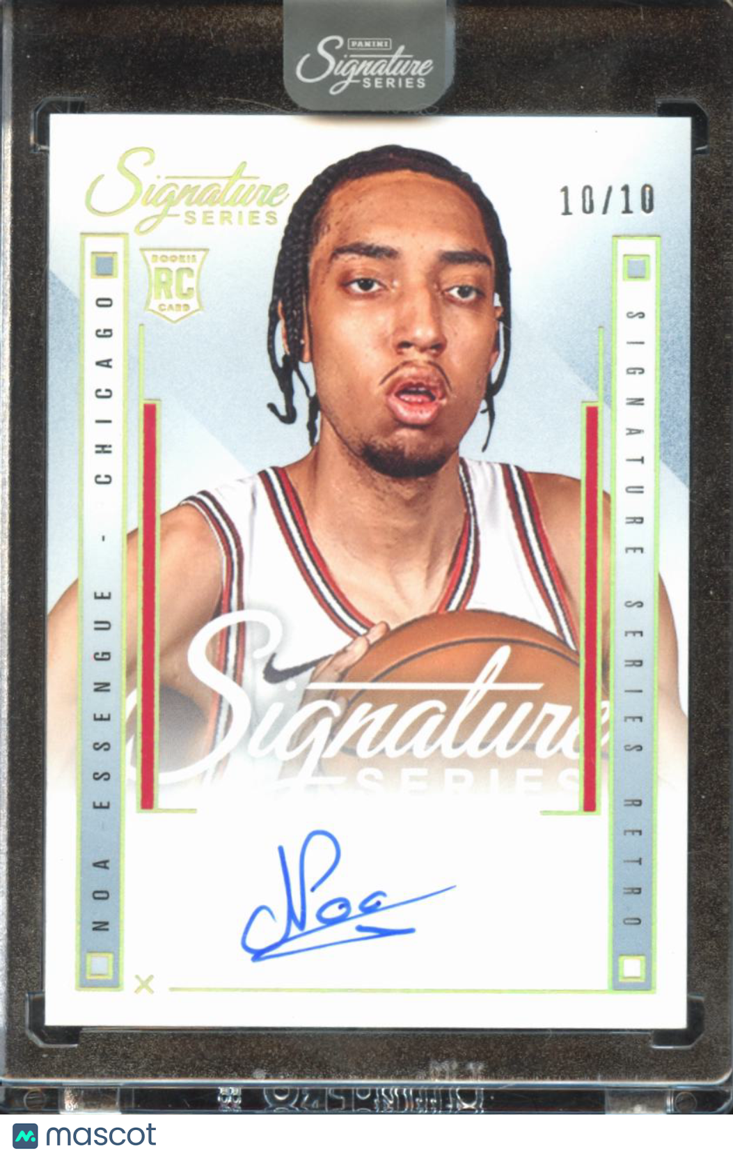 Noa Essengue 2025 Signature Series Auto Autograph RC GOLD 1/10 Bulls
