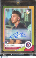 Cade Cavalli 2023 Topps Big League Auto Autograph GOLD RC 4/50 Nationals