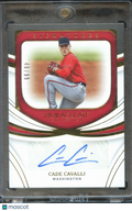 Cade Cavalli 2022 Immaculate Auto Autograph 48/99 Washington Nationals