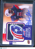 Hakeem Flowers 2012 Upper Deck Auto Autograph Game Worn LOGO Patch 2/2 USA