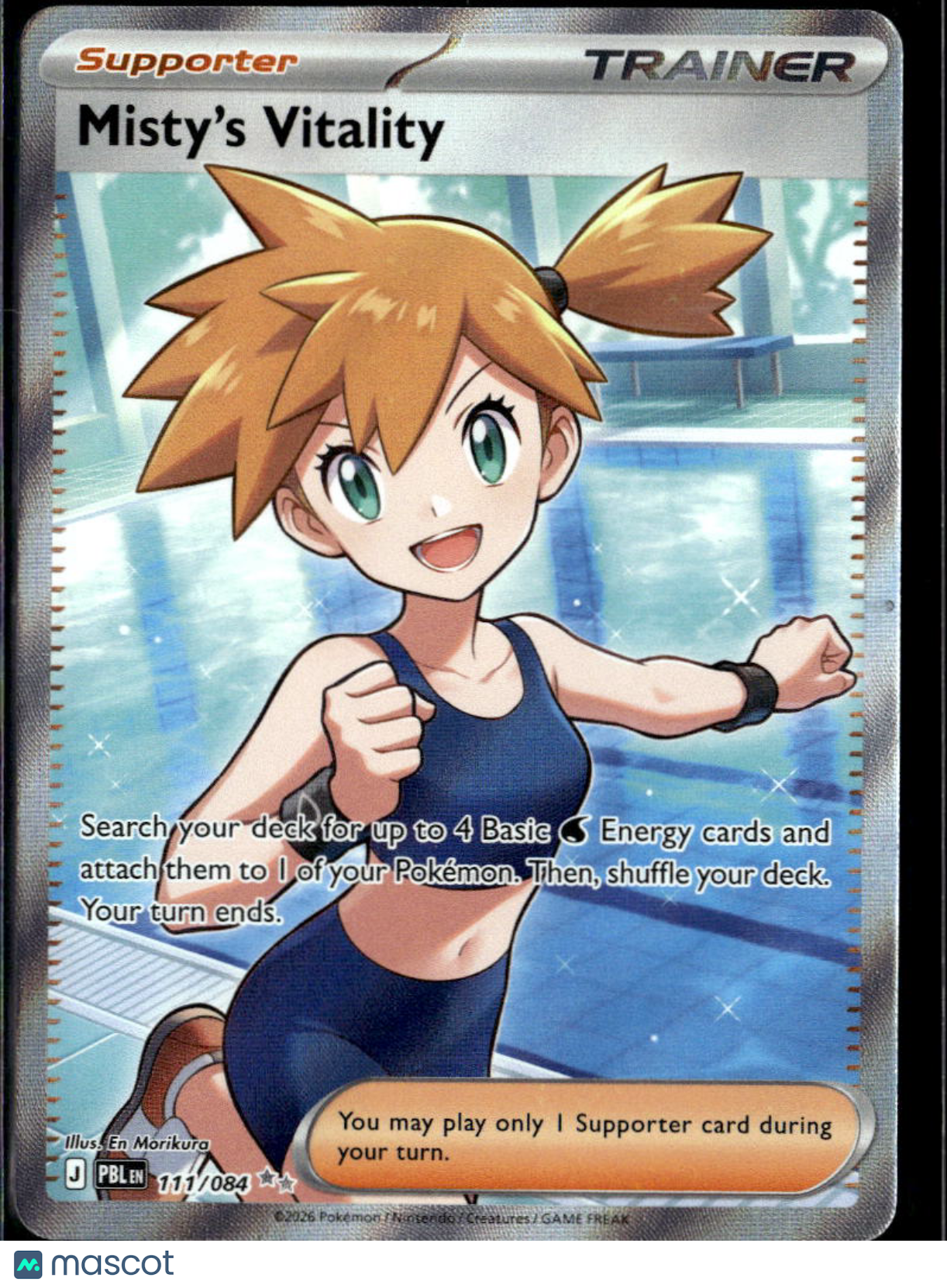 Misty's Vitality 2026 Mega Evolution – Holo Secret Rare SR FA #111/84