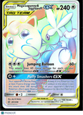 Mega Lopunny & Jigglypuff GX 2019 Cosmic Eclipse Holo Secret Rare FA #261/236
