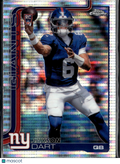 Jaxson Dart 2025 Topps Chrome Pulsar Refractor Rookie RC New York Giants