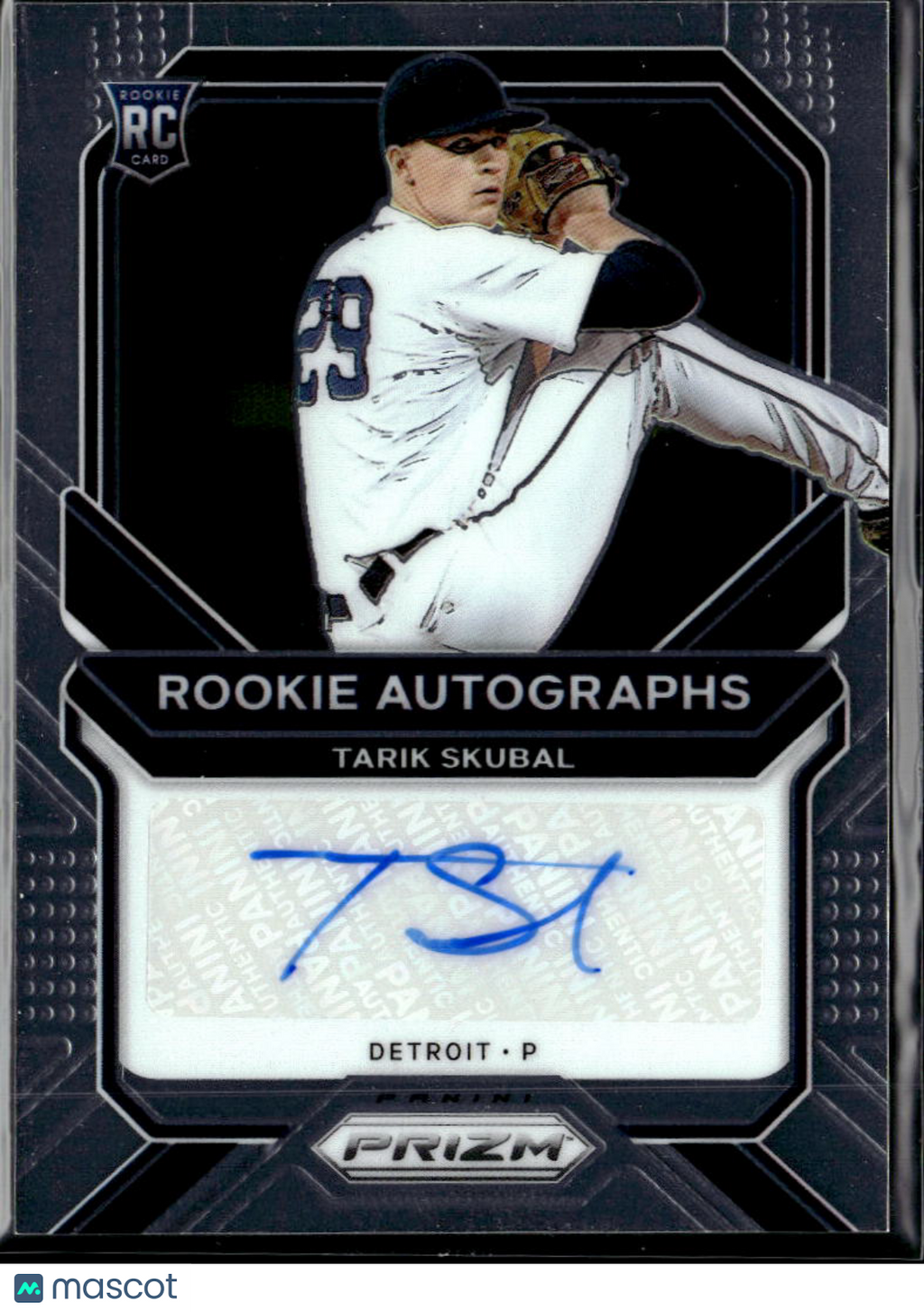 Tarik Skubal 2021 Prizm Auto Autograph Rookie RC Detroit Tigers