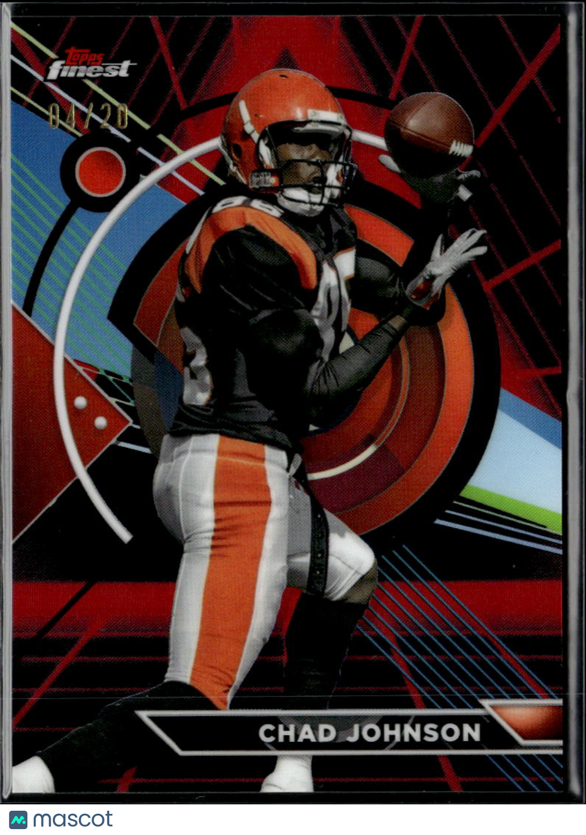 Chad Johnson 2024 Topps Finest Black Refractor 4/20 Cincinnati Bengals