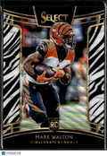 Mark Walton 2018 Select Zebra Prizm SSP SHORTPRINT Rookie RC Cincinnati Bengals