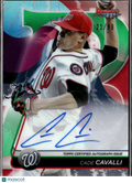 Cade Cavalli 2020 Bowman's Best Auto Autograph 21/99 Washington Nationals
