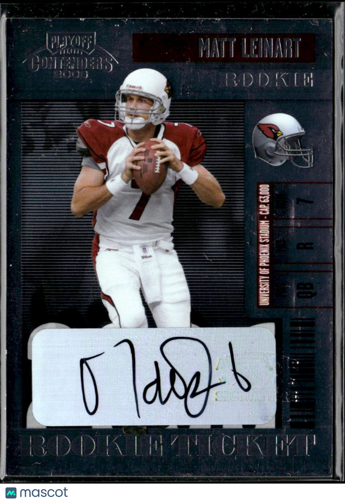 Matt Leinart 2006 Contenders Auto Autograph Rookie RC Arizona Cardinals