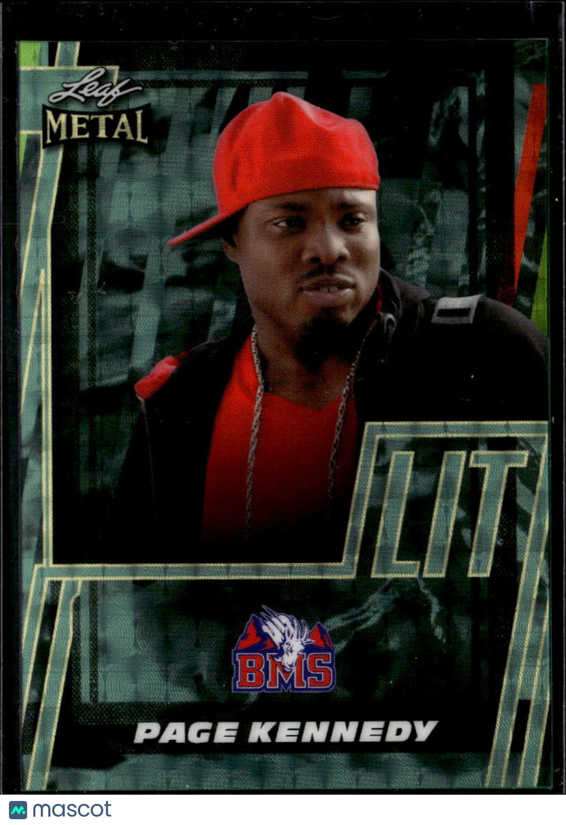 Page Kennedy Leaf Metal Blue Mountain State 1/1 Pre-Production Proof