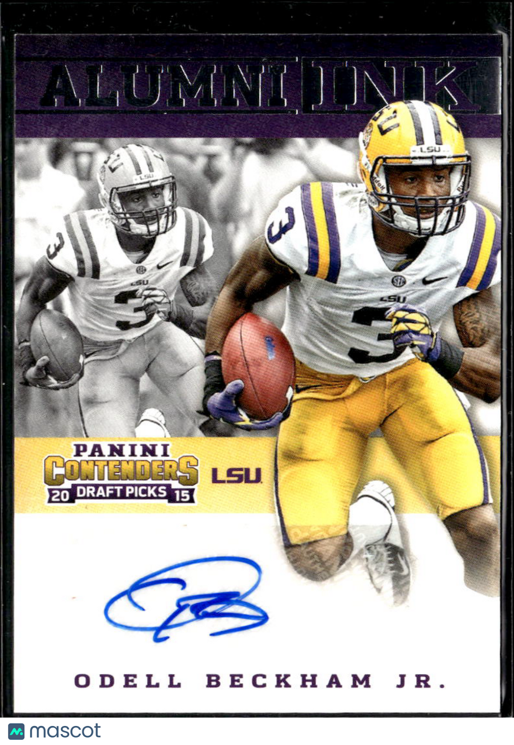 Odell Beckham Jr. 2015 Contenders Picks Alumni Ink Auto Autograph SSP LSU Tigers