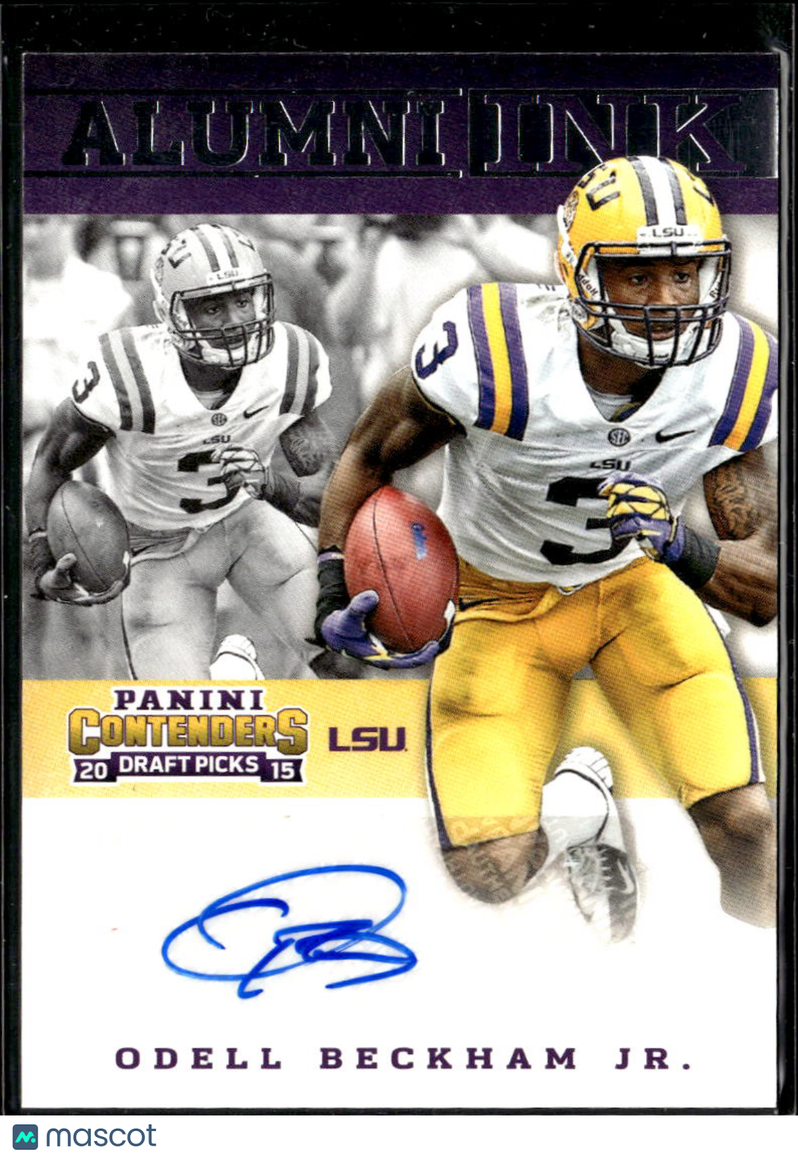 Odell Beckham Jr. 2015 Contenders Picks Alumni Ink Auto Autograph SSP LSU Tigers