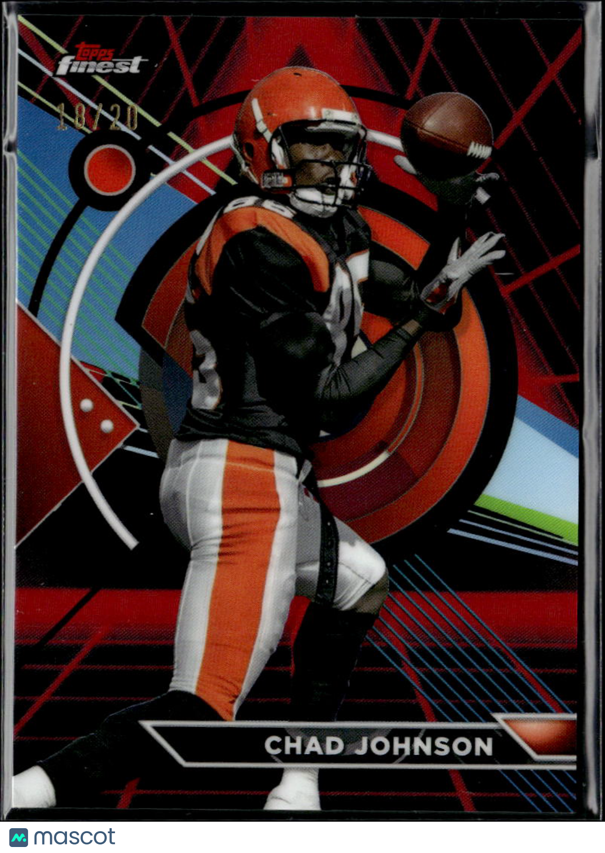 Chad Johnson 2024 Topps Finest Black Refractor 18/20 Cincinnati Bengals