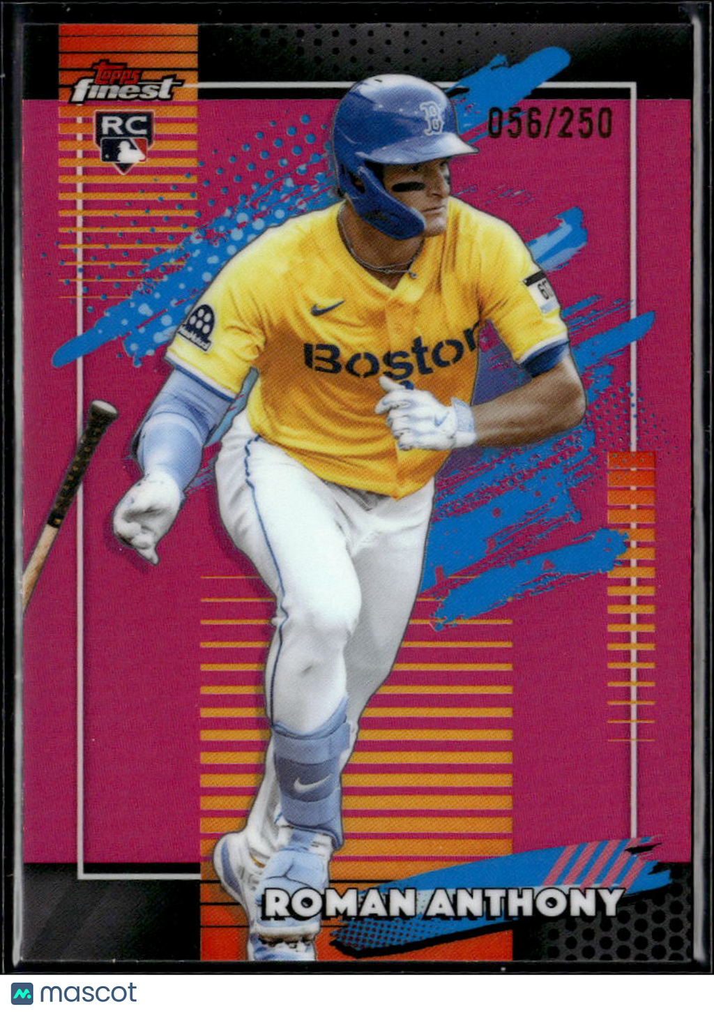Roman Anthony 2026 Topps Finest RC Pink Refractor 56/250 Boston Red Sox