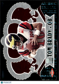 Tom Brady 2000 Pacific Crown Royale Retail Rookie RC #110 Michigan Wolverines