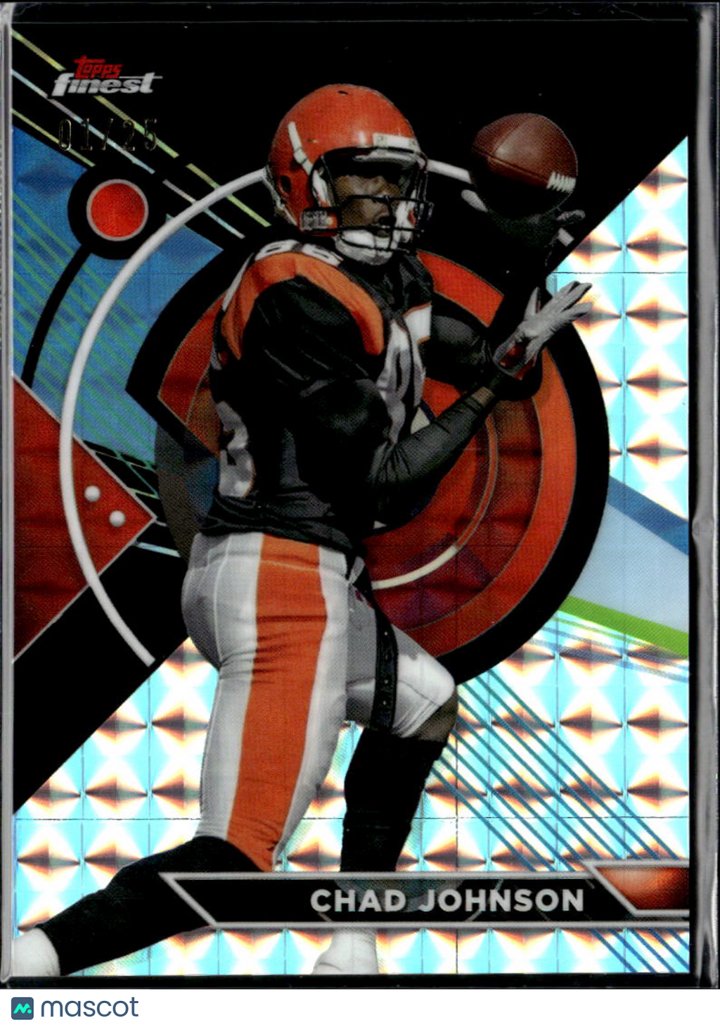Chad Johnson 2024 Topps Finest Black Refractor 1/25 Cincinnati Bengals