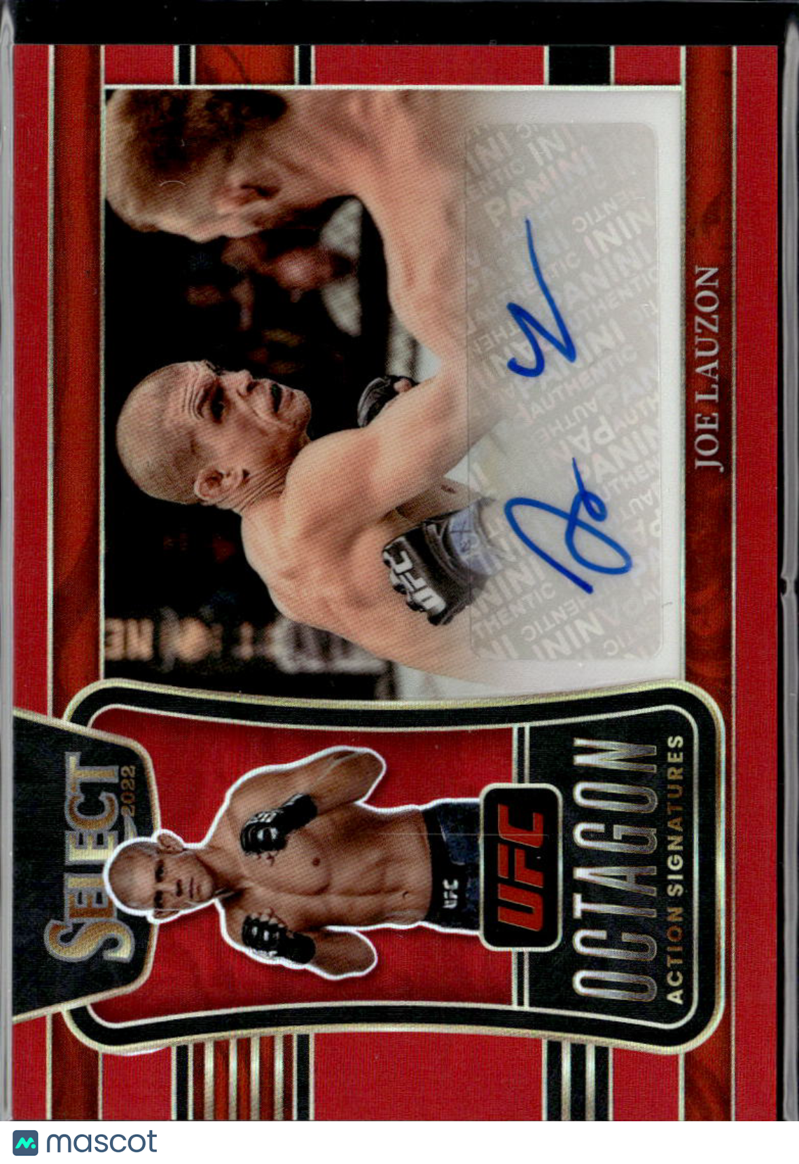 Joe Lauzon 2022  Select Octagon Auto Autograph Red 85/99 UFC