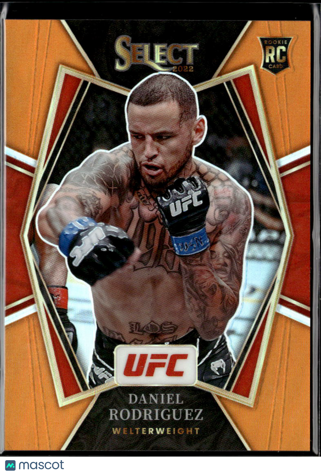 Daniel Rodriguez 2022 Select UFC RC Orange Prizm Rookie 34/35