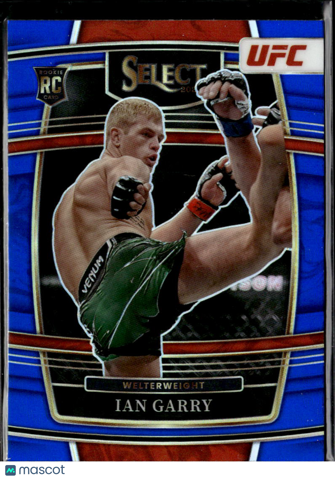 Ian Garry 2022 Select UFC Holo Blue Prizm Rookie RC