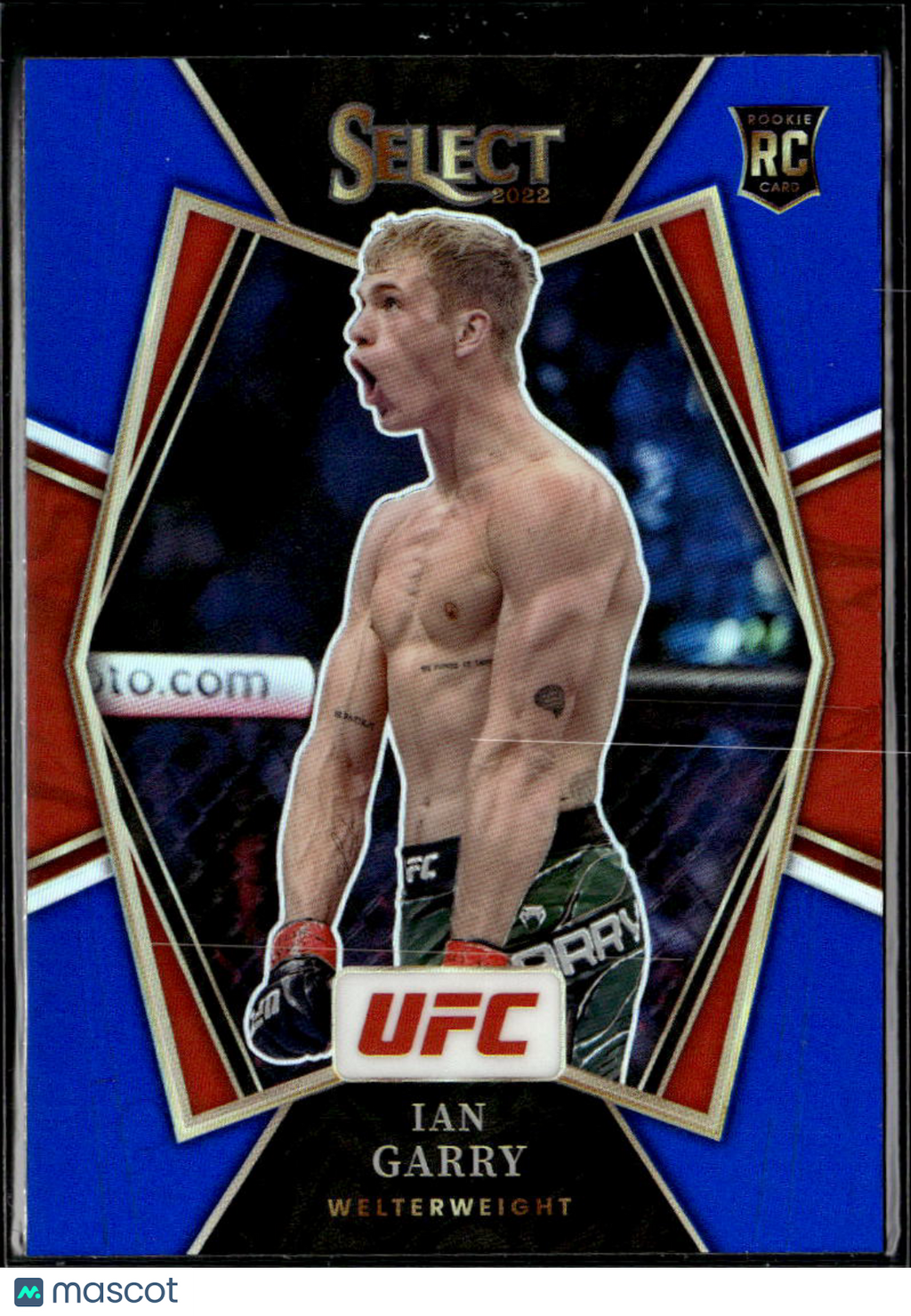 Ian Garry 2022 Select Premier Level RC Holo Blue Prizm Rookie