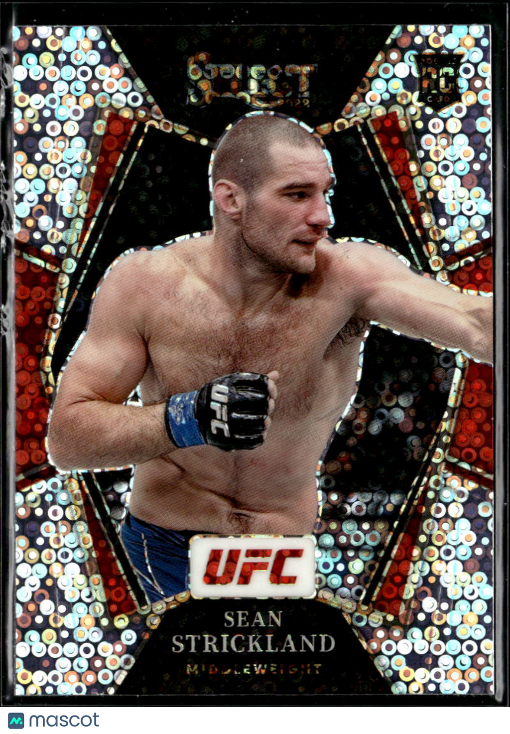 Sean Strickland 2022 Select Premier Level Disco Rookie RC UFC