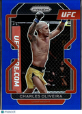 Charles Oliveira 2022 Prizm UFC Blue Prizm 76/199 Lightweight