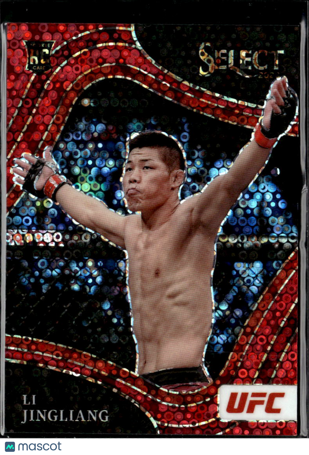 Li Jingliang 2022 Select UFC Octagonside Rookie RC Red Disco Prizm 11/99