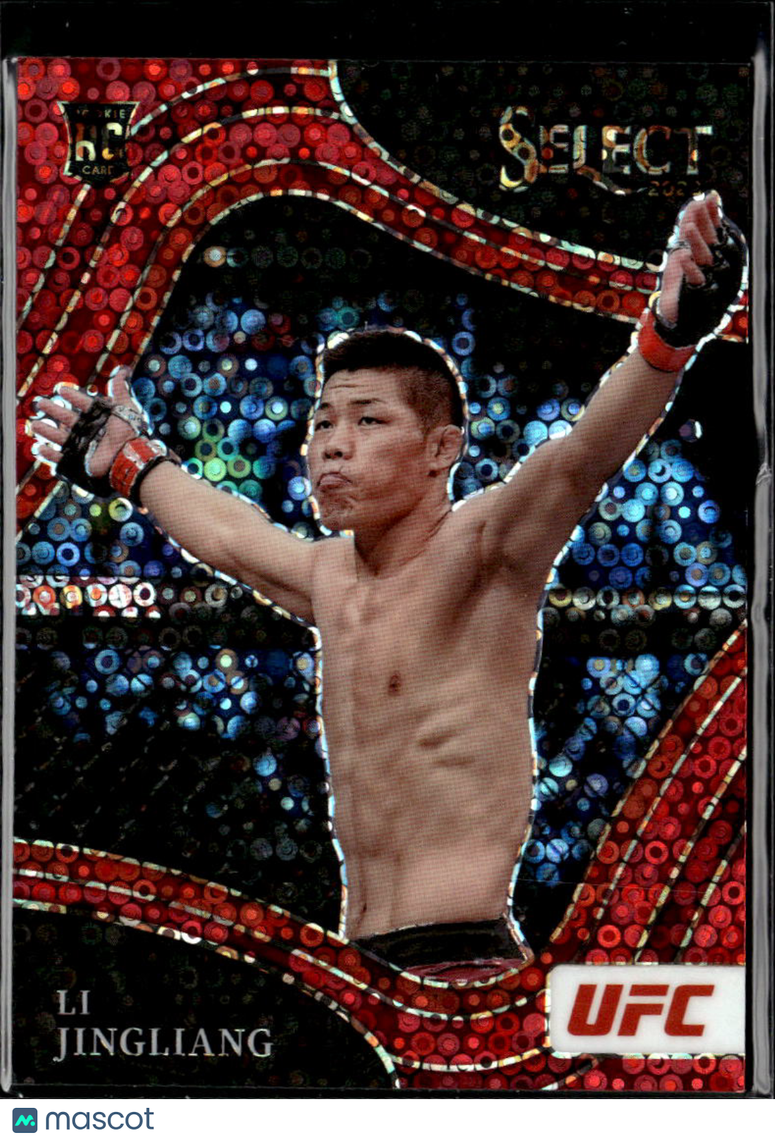 Li Jingliang 2022 Select UFC Octagonside Rookie RC Red Disco Prizm 11/99