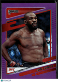 Jon Jones 2022 Donruss UFC Purple Laser Holo MMA