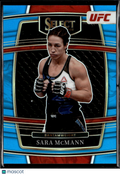 Sara McMann 2022 Select UFC Concourse Light Blue Prizm 126/199