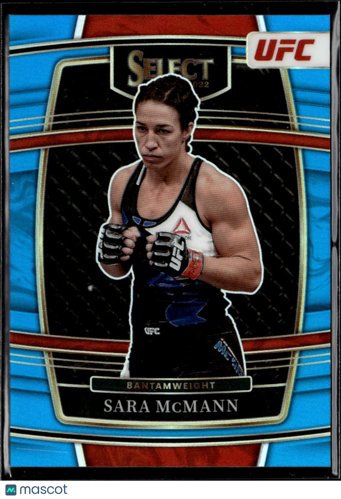 Sara McMann 2022 Select UFC Concourse Light Blue Prizm 126/199