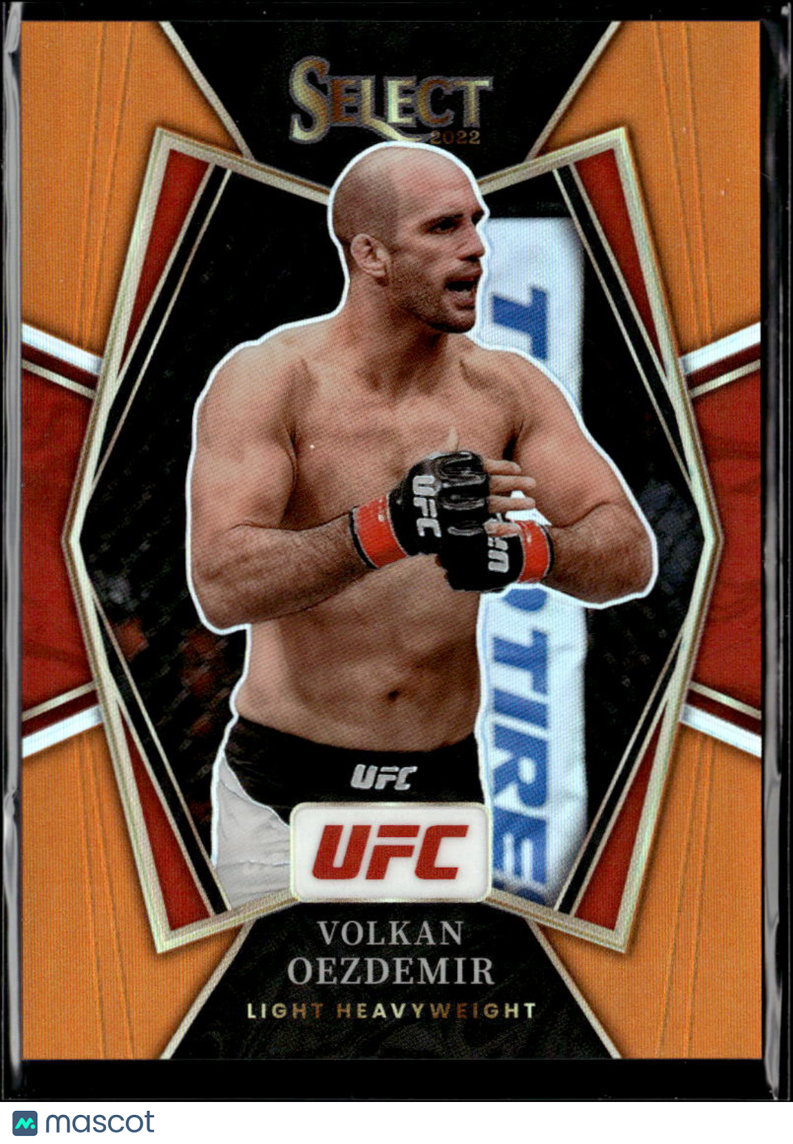 Volkan Oezdemir 2022 Select UFC Orange Prizm Premier Level 5/35