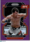 Billy Quarantillo 2022 Prizm UFC RC Purple Prizm Rookie 19/149