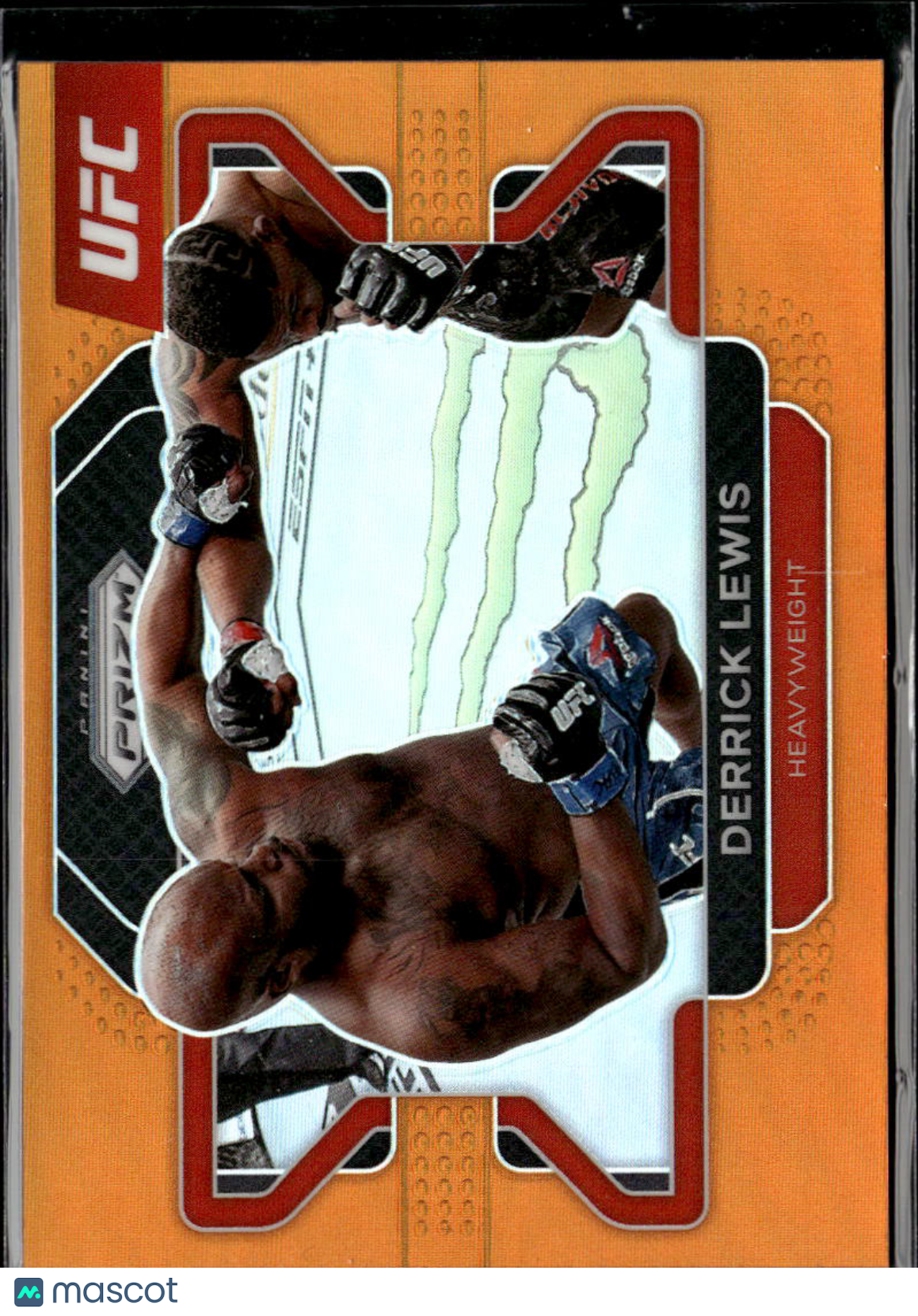Derrick Lewis 2022 Prizm UFC Orange Prizm 36/99