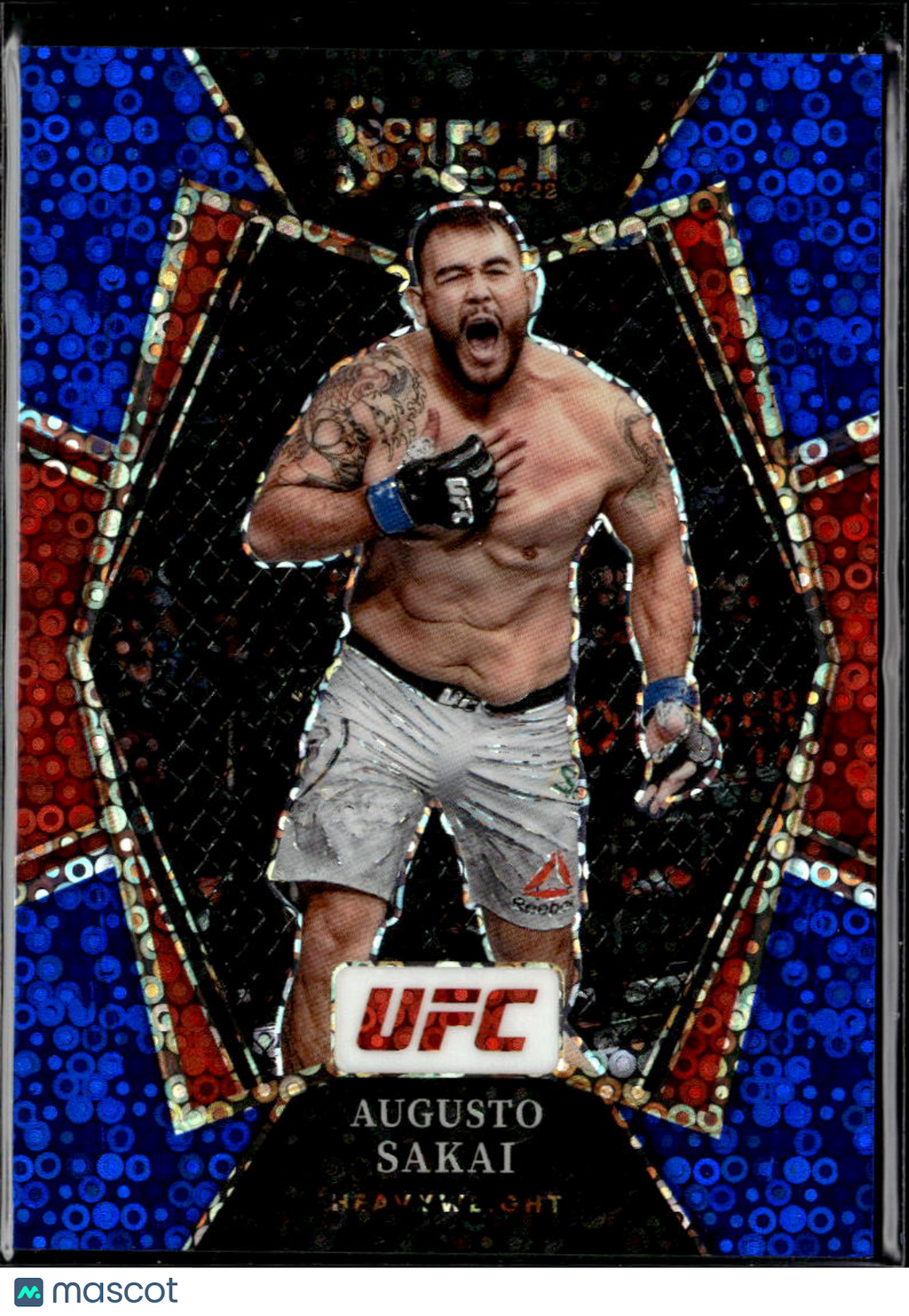 Augusto Sakai 2022 Select UFC Blue Disco Prizm 1/49