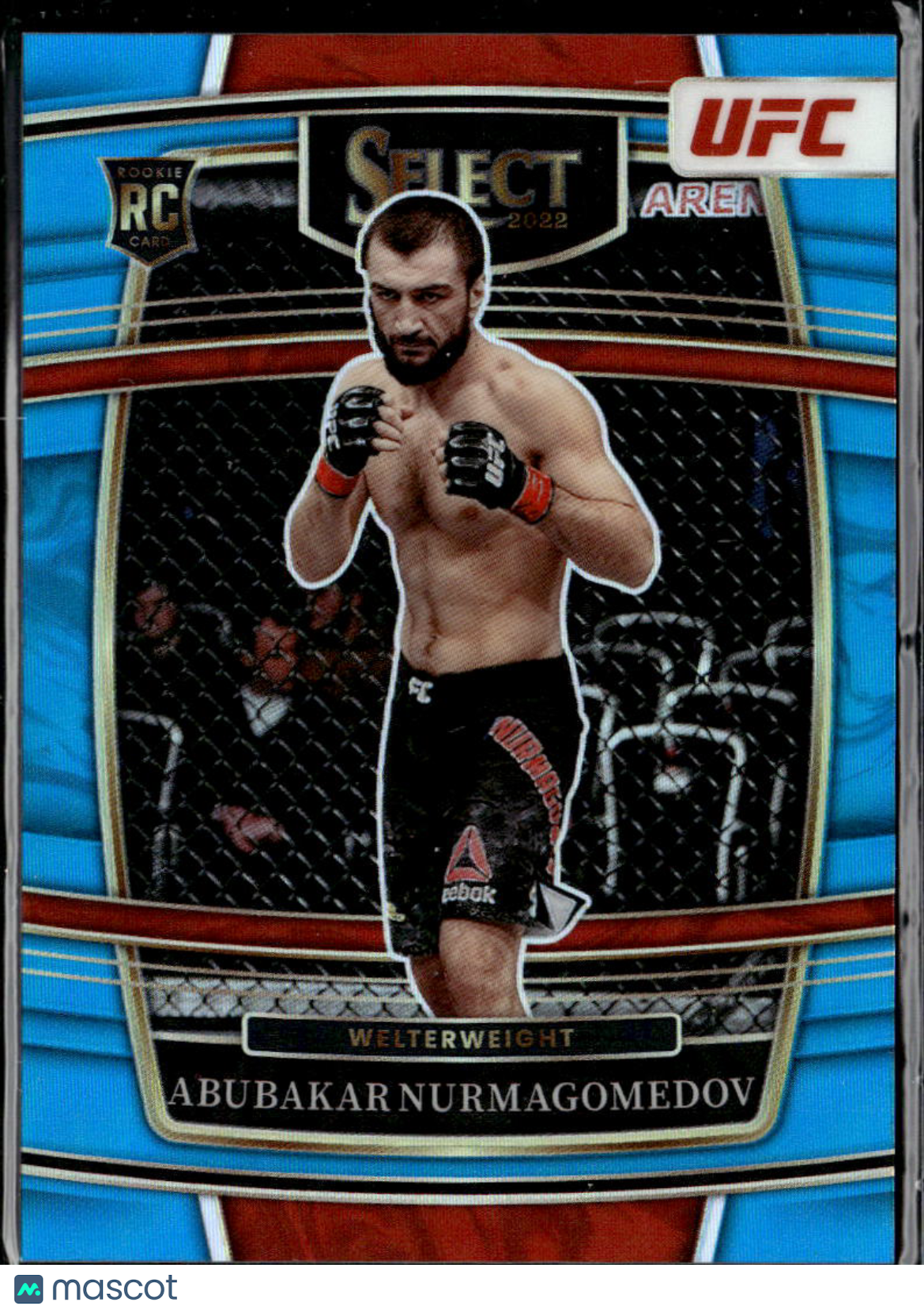 Abubakar Nurmagomedov 2022  Select UFC Concourse RC Light Blue Prizm 134/199