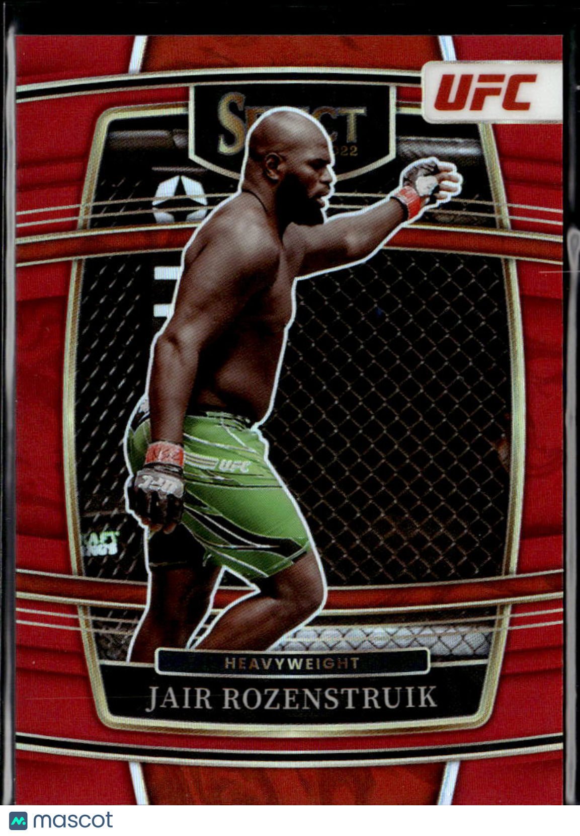 Jair Rozenstruik 2022 Select Concourse Red Prizm UFC 81/99 Heavyweight