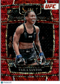 Taila Santos 2022 Select UFC Concourse Rookie RC Red Disco Prizm 97/99