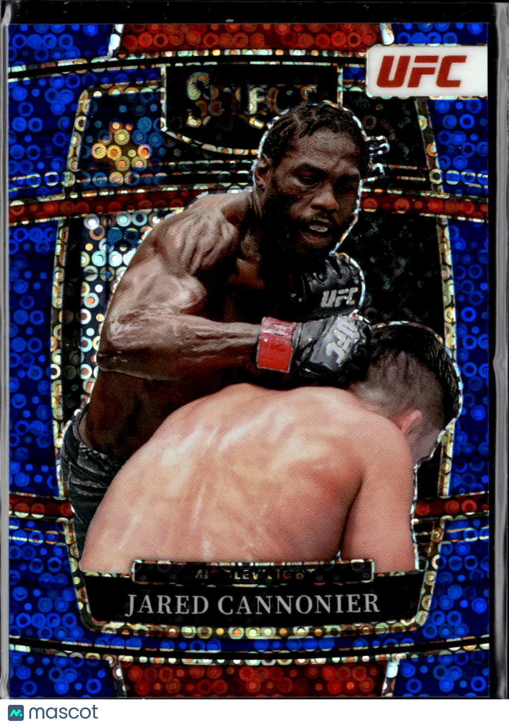 Jared Cannonier 2022 Select Concourse Blue Disco Prizm 45/49