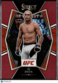 BJ Penn 2022 Panini Select UFC Red Prizm 5/125