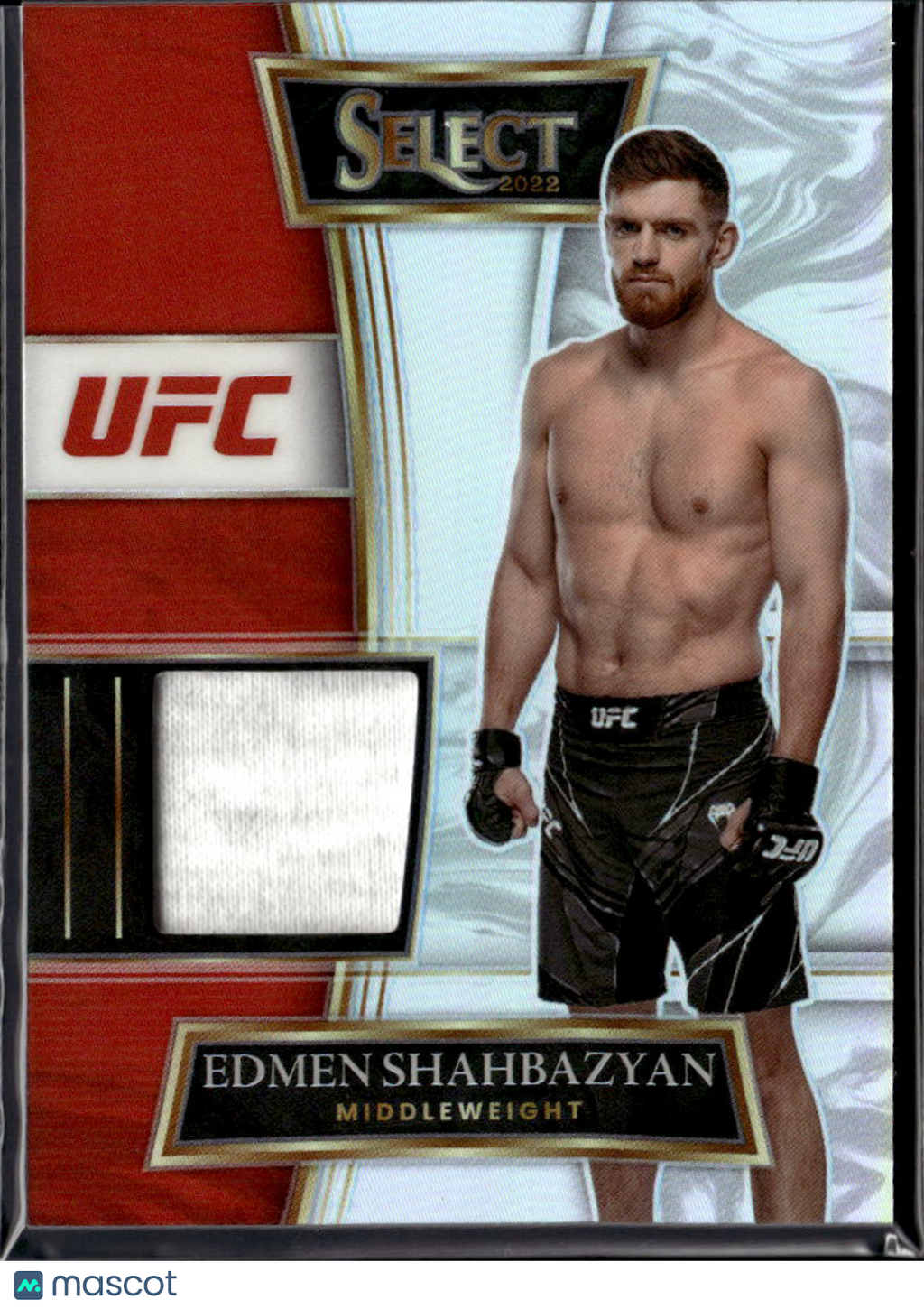 Edmen Shahbazyan 2022 Panini Select UFC Fighter Worn Patch