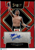 James Krause 2022 Select Signatures Auto Autograph Red 88/99 Welterweight